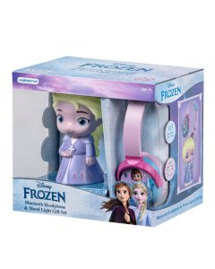 Volkano Disney Frozen Bluetooth Headphones with Light | Bluetooth Connectivity | Built-in Microphone | Aux Connection | Twist & Fold