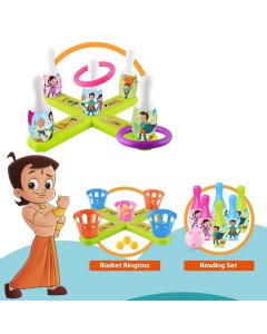Aayushi Toyz Chhota Bheem 3in1 Funtooss Play Set