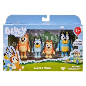 TF Bluey & Friends Figurines Set 4-Pack