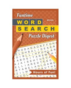 Shree Funtime Word Search Puzzle Digest (Brown)