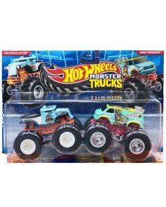 Hot Wheels Monster Truck Poo Poo Platter & Fruit Smasher Die Cast Model Combo