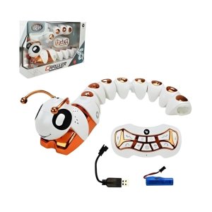 Jie Ting Toys Crawler Infrared Remote Control Robot Orange