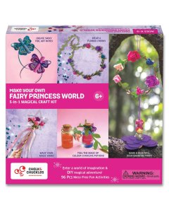 Chalk & Chuckles Make Your Own Fairy World 5in1 Magical Craft Kit