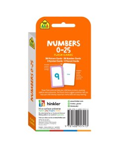 Hinkler Numbers 0-25 Flash Cards
