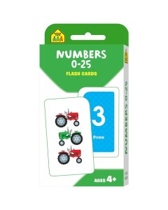 Hinkler Numbers 0-25 Flash Cards Green