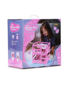 Ramson Pink Bunker Bed Playset with Doll