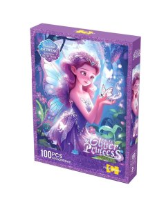 Playful Mario Puzzle 100 Pieces Glitter Fairy Princess