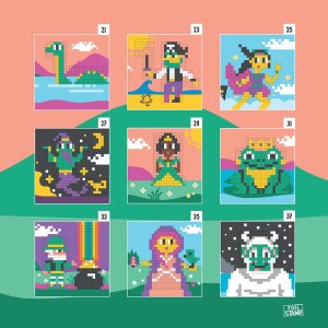 Trodat Pixel Stamp Fantasy