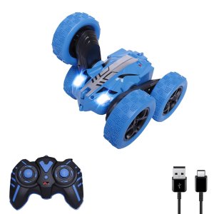 Wonder Toys Double Flip Remote Control Stunt Car | Powerful Dual Motors | Powerful Light | 2.4G Frequency | High Quality ABS Material