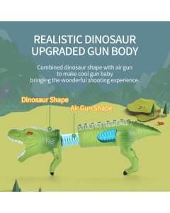YSQ Soft Dinosaur Bullet Gun
