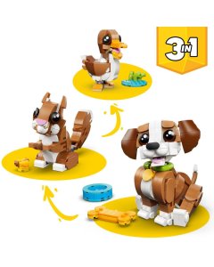 Lego Cute Animals Playful Puppy Dog 31382 (336 Pieces)