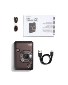 Fujifilm Instax Mini LiPlay Hybrid Instant Camera (Bronze)
