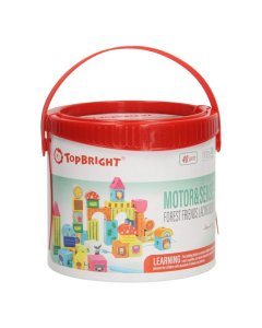 Top Bright Forest Friends Lacing Blocks 40 pcs
