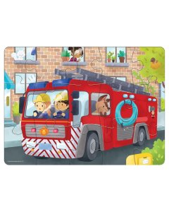 Frank Fire Engine Floor Puzzle (15 Pieces)