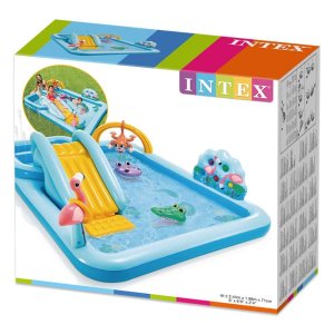 Intex Jungle Adventure Slide Kiddie Spray Wading Pool