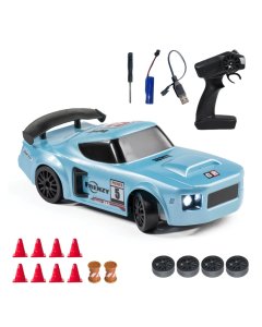 L.O.T Car Drifter Flare 4 Wheel Drive | 1:24 Scale | LED Front and Rear Light | 20 KMPH | 2.4 GHZ