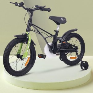 R for Rabbit Tiny Toes Ryder Bicycle 16 Inch Black BLTRBG16