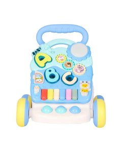 SteelBird Multi Activity Push Walker With Piano Blue