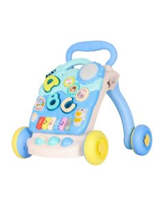 SteelBird Multi Activity Push Walker With Piano Blue