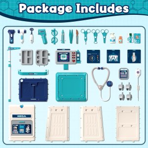 Xiong Cheng Center Doctor Kit Trolley Playset