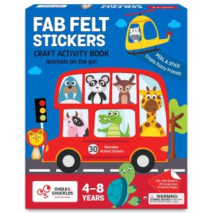 Chalk & Chuckles Felt Sticker Activity Book