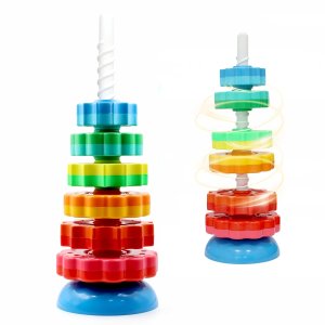 Chanak Spin Tower Stacking Ring Toy