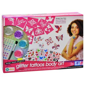 Ekta Glitter Tattoos Body Art Kit