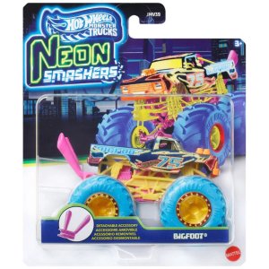 Hot Wheels Neon Smashers Monster Trucks Bigfoot JMV62