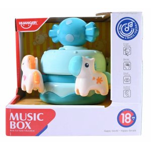 Huanger Rotating Pony Music Box