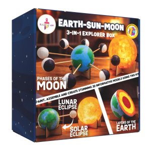 Kalakaram DIY Earth-Sun-Moon Model Kit
