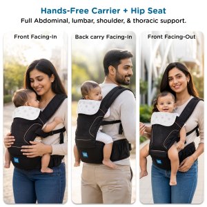 Mee Mee Vistara Gold 6in1 Baby Sling Carrier with Hip Seat