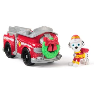 Spin Master Paw Patrol Holiday Fire Truck Marshall