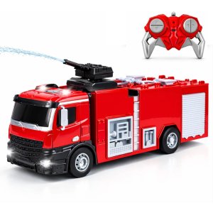 Veva Toys RC Hydro-X Fire Truck With Water Spray 1:24 Scale