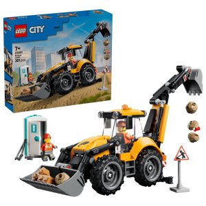 Lego Yellow Backhoe Loader 60480 (301 Pieces)