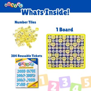 Toymate Giant Housie Game with 384 Tickets