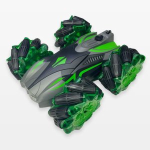 TF Blazestorm Stunt Drift RC Car With Cool Water Smoker With Rechargable Battery Green