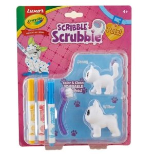Crayola Luxor Scribble Scrubbie Pets Jenny & Wilbur