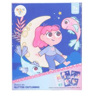 Delhi Toy Company Dream On Glitter Outlining