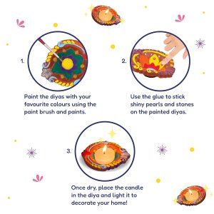 Funskool Diya Decor Kit