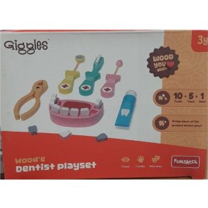 Funskool Giggles Wood'e Dentist Playset