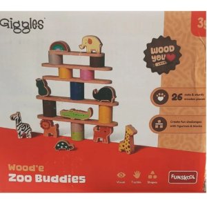 Funskool Giggles Wood'e Zoo Buddies
