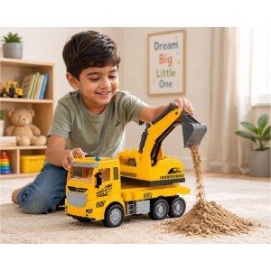 Itoys Electronic Excavator Truck With Light and Sound