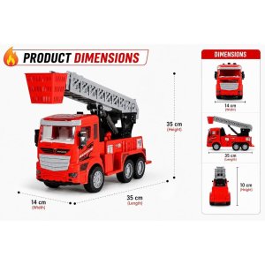 Itoys Electronic Fire Truck With Light and Sound