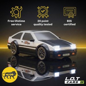 L.O.T Drift Flare Remote Control Car Frost Long Control White