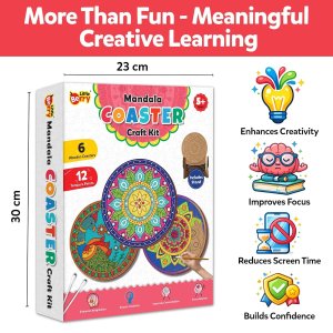 Little Berry Mandala Coaster Craft Painting Kit
