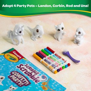 Crayola Luxor Scribble Scrubbie Confetti Party