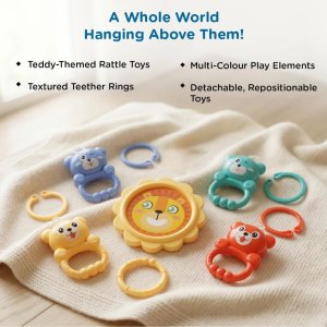 Mee Mee Melody Mat Interactive Playmat & Activity Gym Pink
