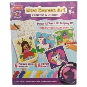 Funskool Mini Canvas Art Princess & Unicorn