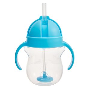 Munchkin Click Lock Tip & Sip Weighted Straw Cup Blue