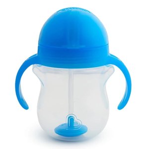 Munchkin Click Lock Tip & Sip Weighted Straw Cup Blue